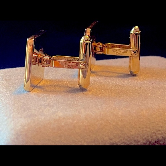 Dior CUFFLINKS RARE VINTAGE - Picture 2 of 8